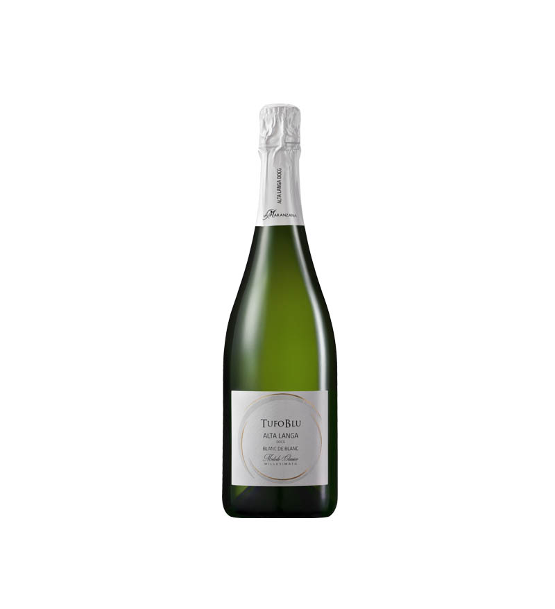 Alta Langa Tufo Blu Extra Brut Millesimato Enrico Serafino spumante DOCG Blanc de Blancs Chardonnay